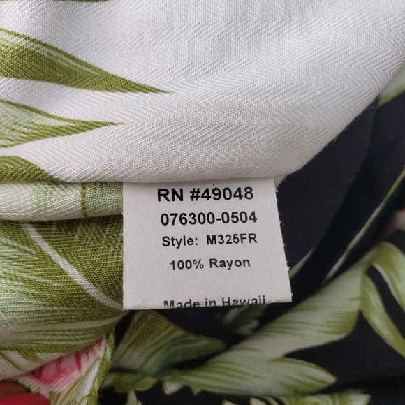 Reversible zip Tropical jacket L Hawaii - Picture 5 of 6